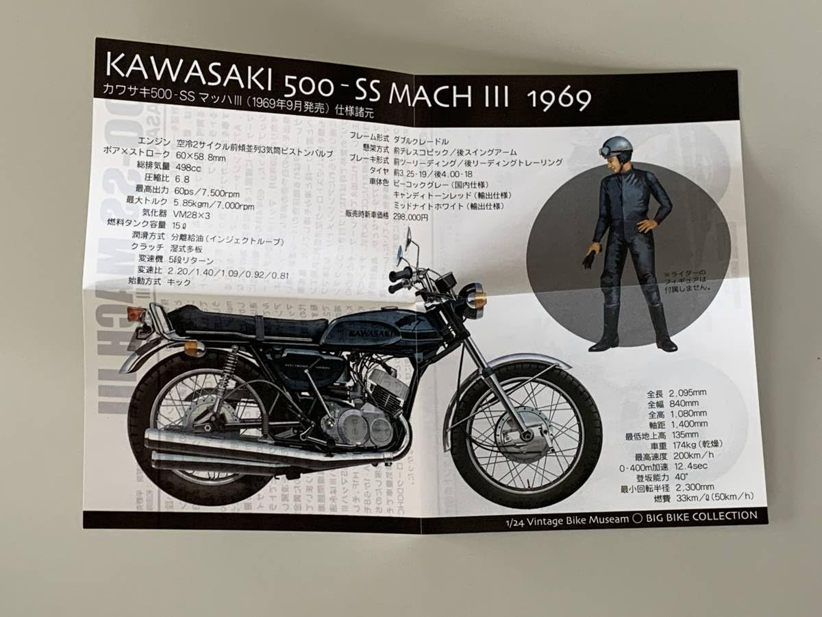 Big Bike Collection 500,SSマッハIII Amazon.co.jp: ◇Big Bike Collection ④【1/24 Kawasaki 500 SS Mach